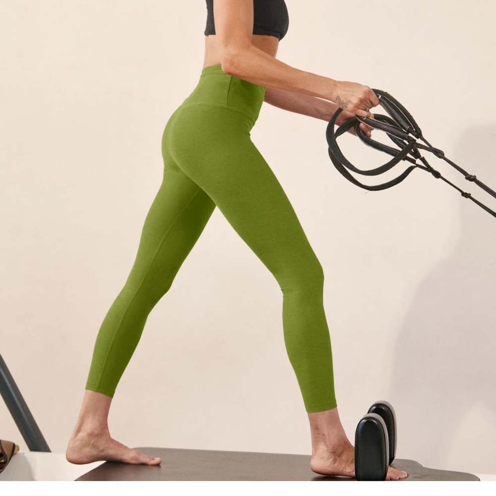 NWT Beyond Yoga Space-dye At Your Leisure Feen Green High Waisted Legging